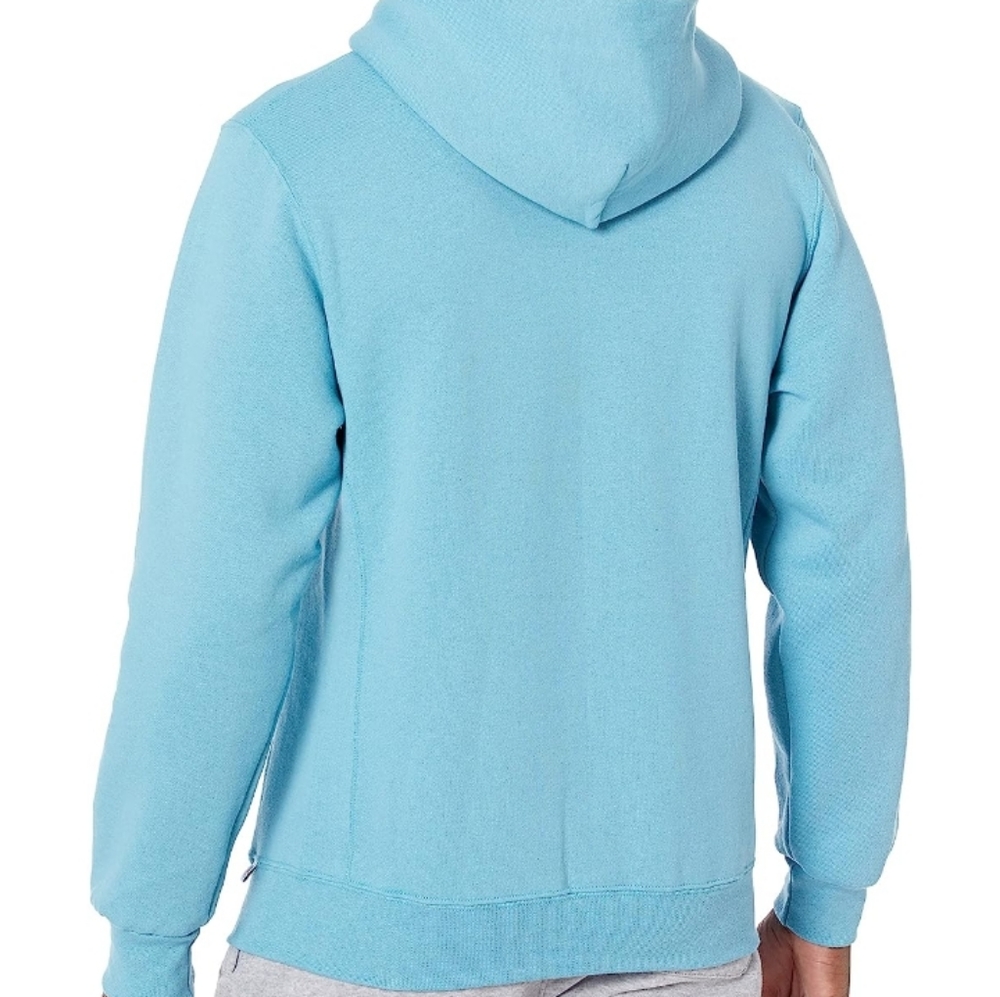 🌼Unisex Blue Dri-Power Fleece Hoodies Cotton Blend Relaxed Fit - Picture 5 of 6